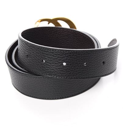 Gucci Calfskin Double G Reversible 37mm Belt 90 36 Black Cocoa 4 of 6