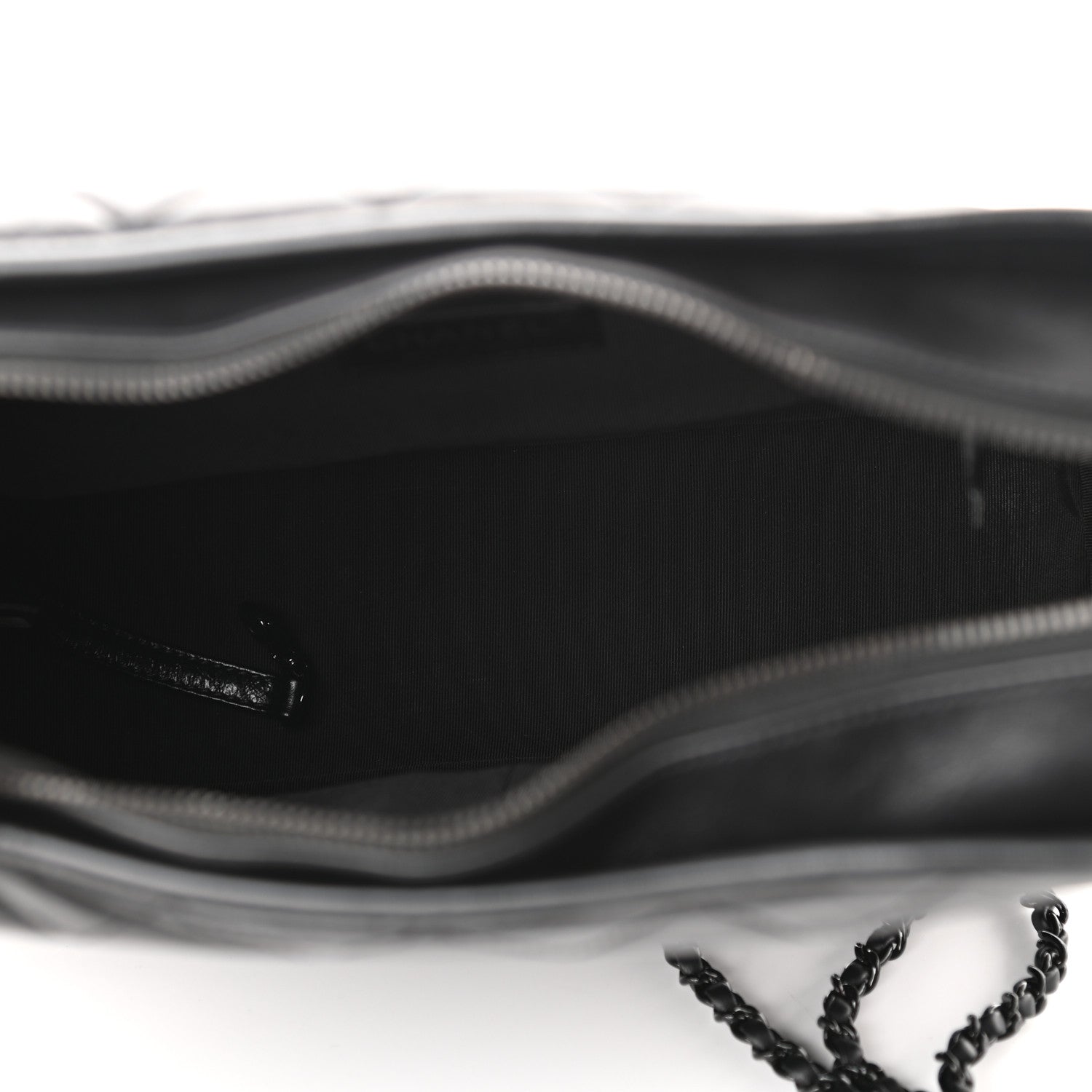 Chanel Aged Calfskin Quilted Medium Gabrielle Hobo Black 7 of 10