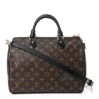 Louis Vuitton Monogram My World Tour Speedy Bandouliere 30 Black 1 of 11