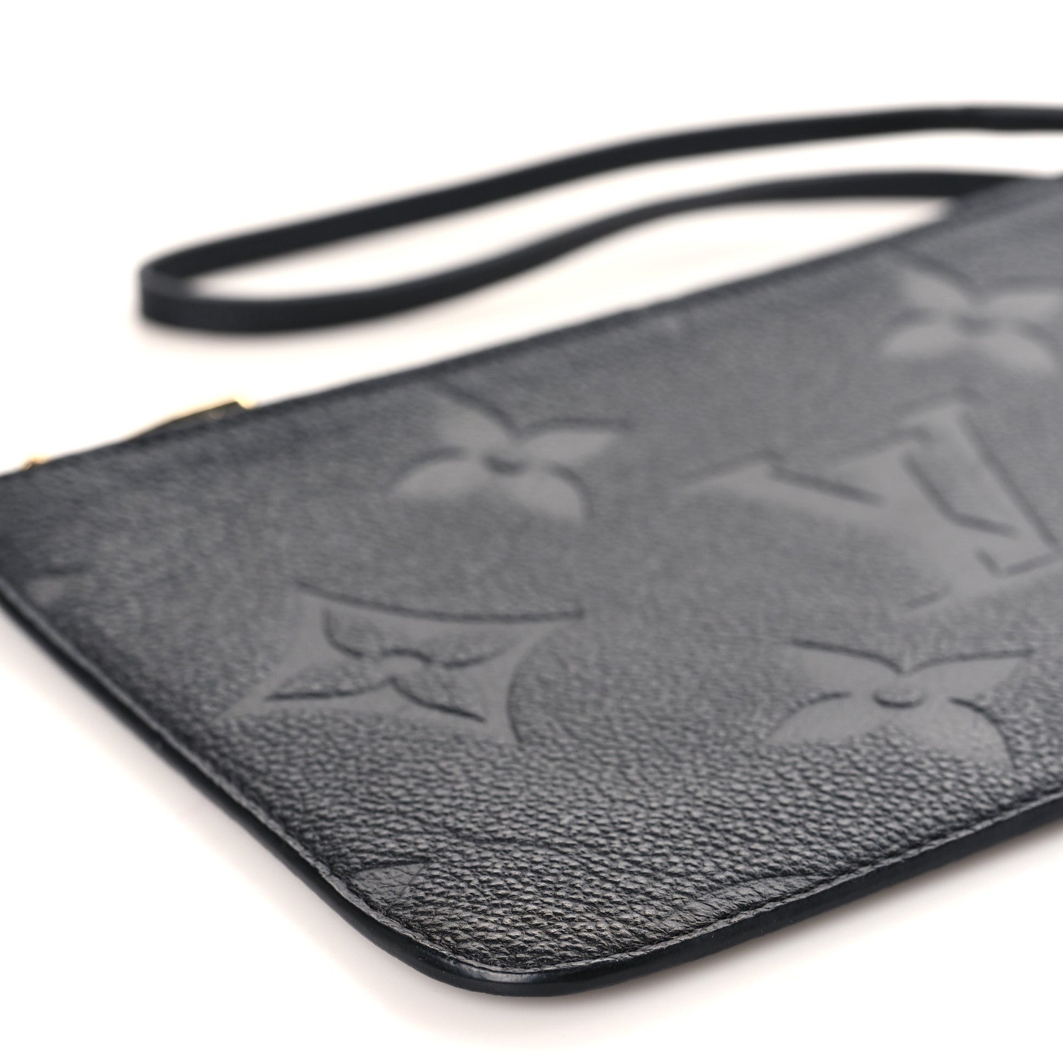 Louis Vuitton Empreinte Monogram Giant Neverfull MM Pochette Black 7 of 8
