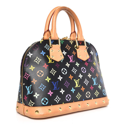 Louis Vuitton Monogram Multicolor Alma PM Black 3 of 17