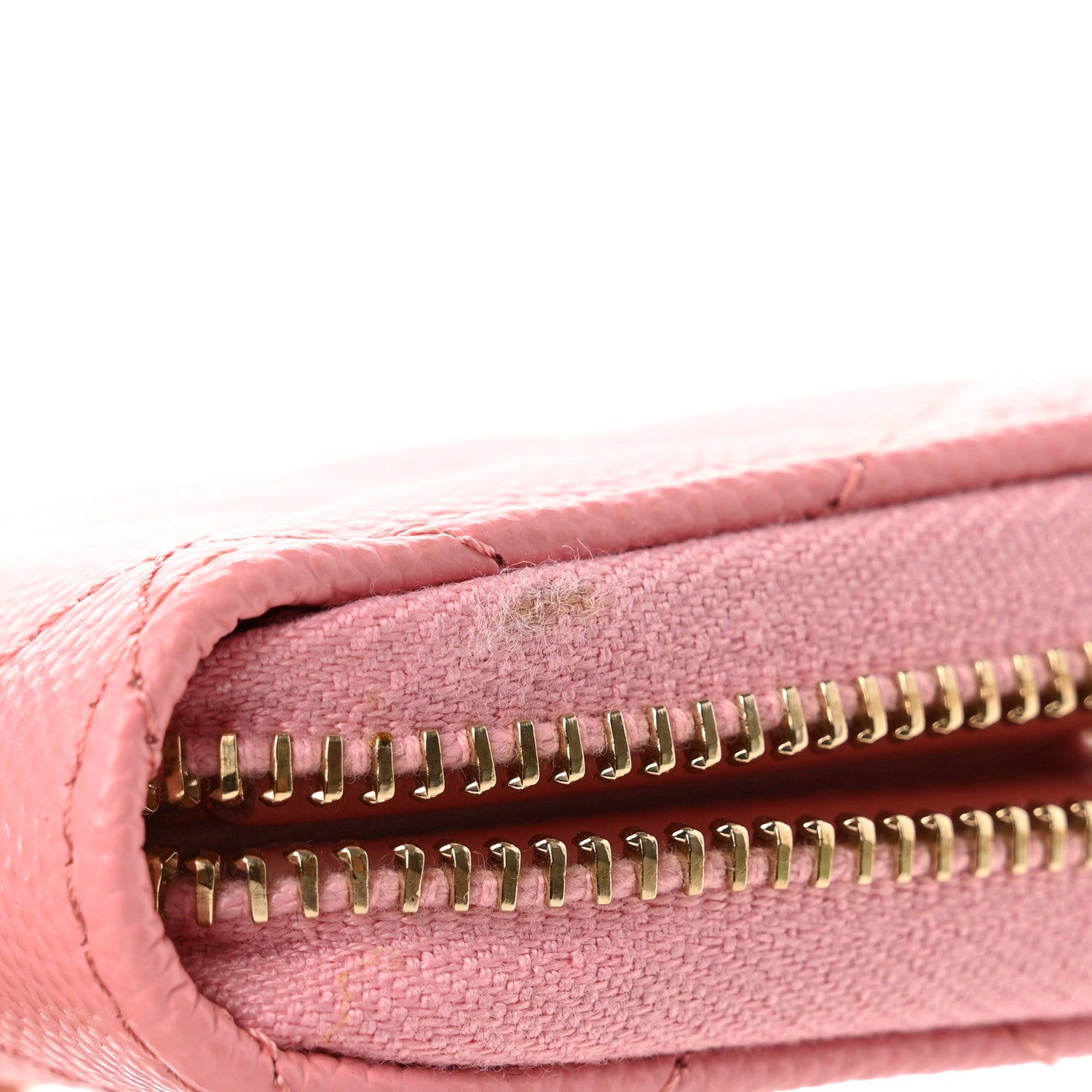 Chanel Caviar Quilted Zip Coin Purse Light Pink 9 of 9