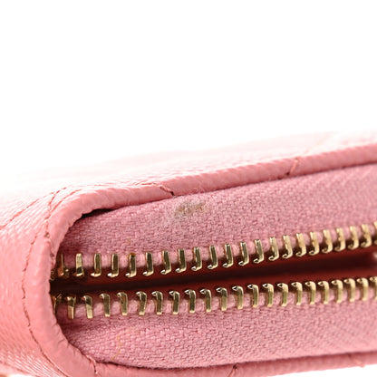 Chanel Caviar Quilted Zip Coin Purse Light Pink 9 of 9