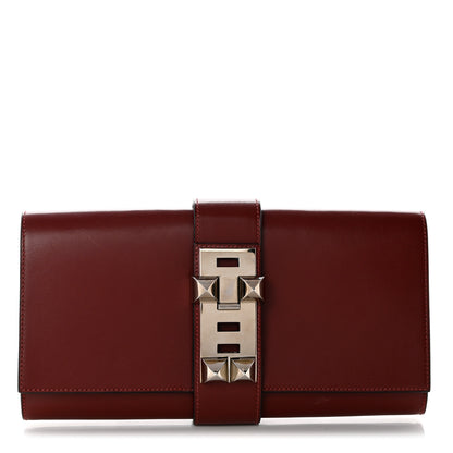 Hermes Box Medor 29 Clutch Rouge H 1 of 14