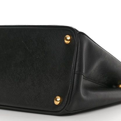 Prada Saffiano Medium Galleria Double Zip Tote Black 12 of 19