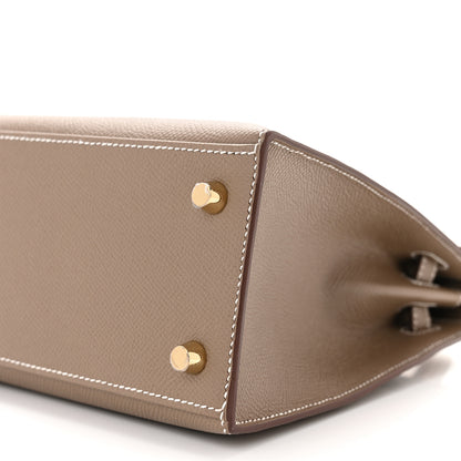 Hermes Epsom Kelly Sellier 25 Etoupe 10 of 11