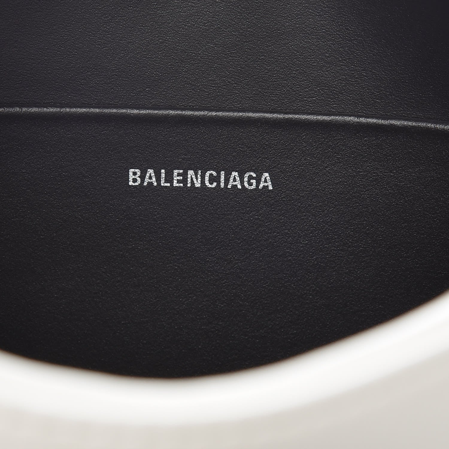 Balenciaga Calfskin Logo S Everyday Camera Bag White 6 of 9