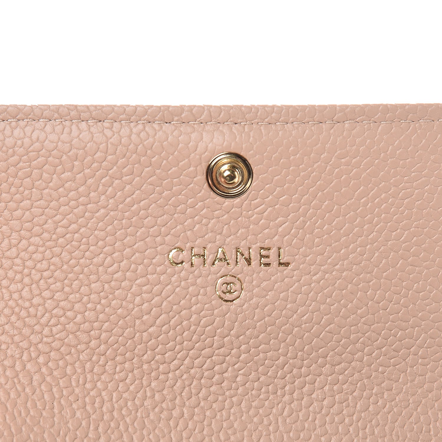 Chanel Caviar Quilted Boy Card Holder Wallet Beige Clair 6 of 9