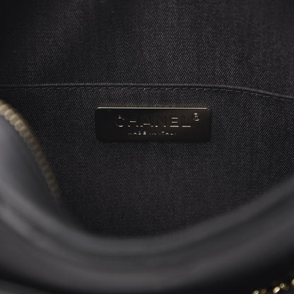 Chanel Calfskin Stitched Button Up Camera Case Black 5 of 9