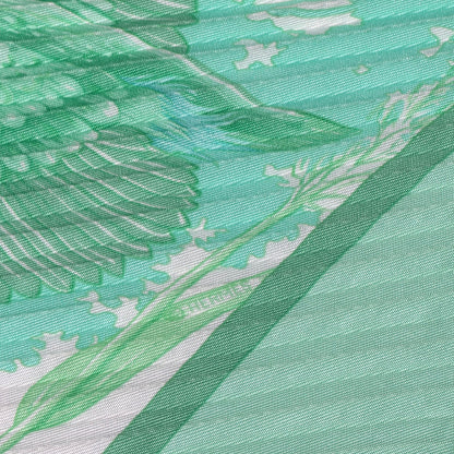Hermes Silk Plisse Au Bord de L'Eau Scarf 90 6 of 7