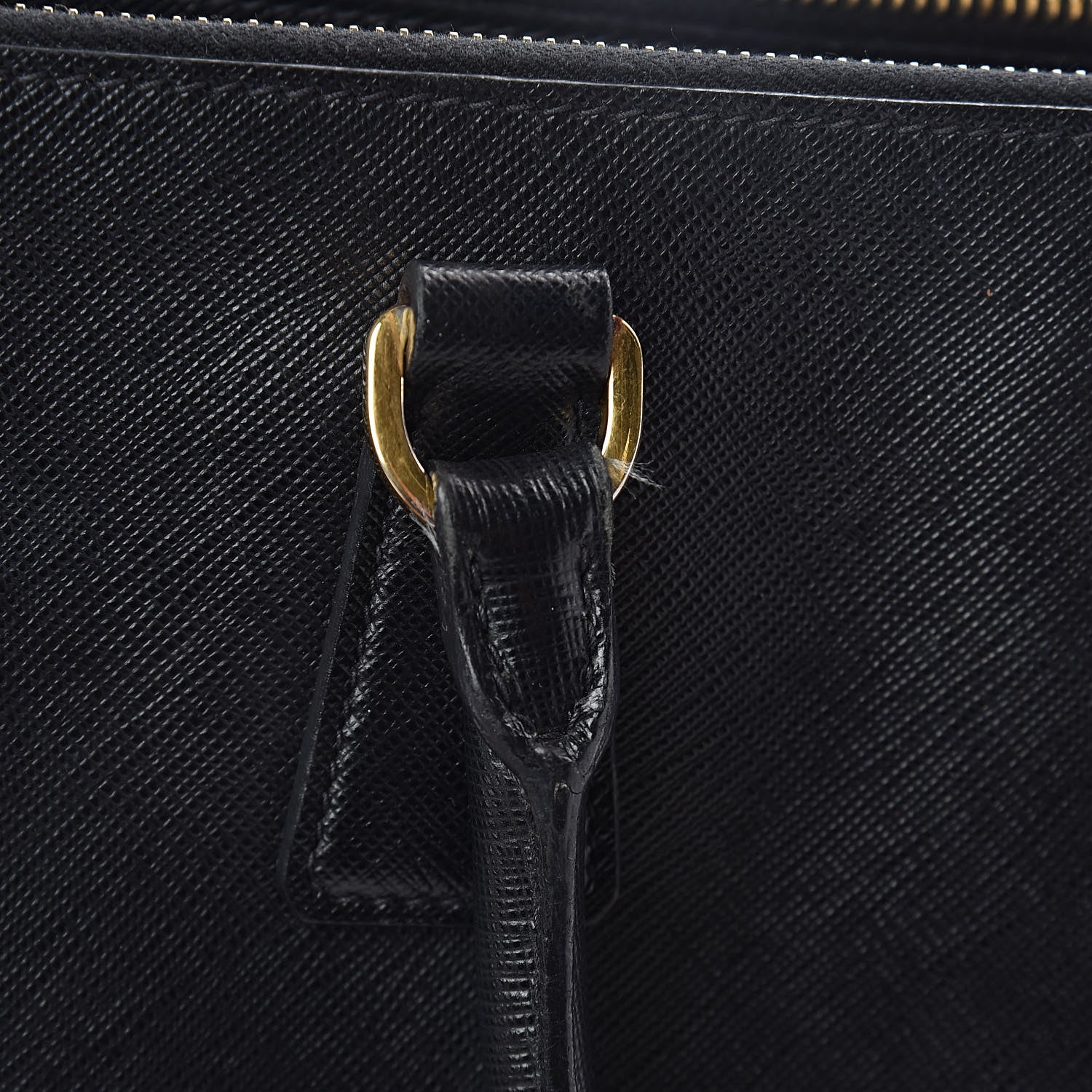 Prada Saffiano Medium Galleria Double Zip Tote Black 12 of 12
