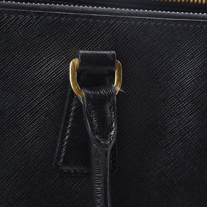 Prada Saffiano Medium Galleria Double Zip Tote Black 12 of 12