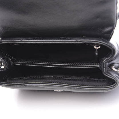Saint Laurent Calfskin Y Quilted Monogram Toy Loulou Crossbody Bag Black 5 of 10