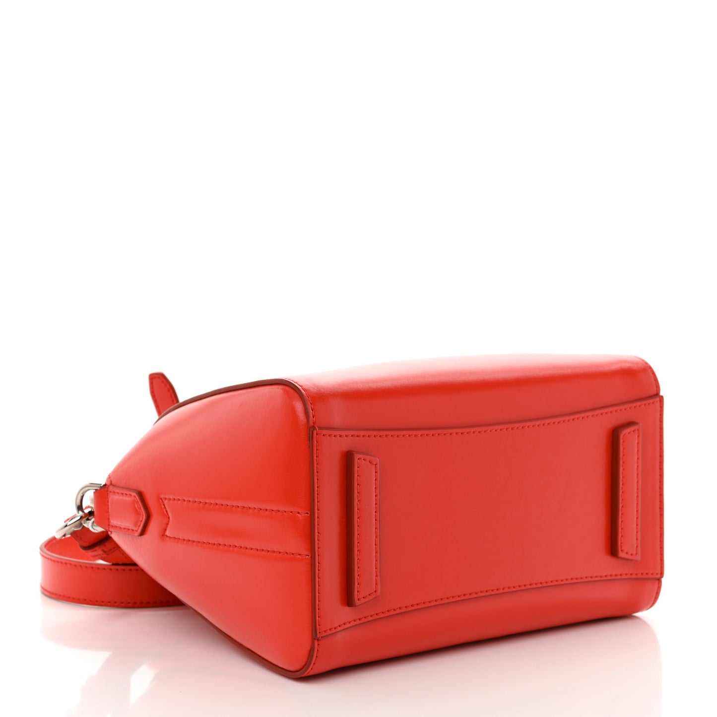 Shiny Lord Calfskin Mini Antigona Red