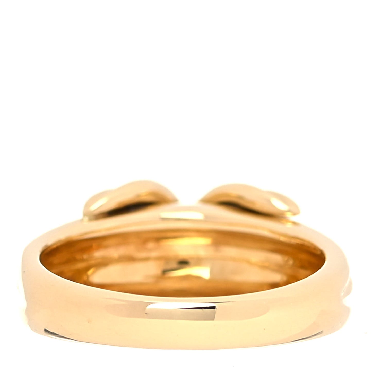 18K Yellow Gold Signature X Ring 49 5