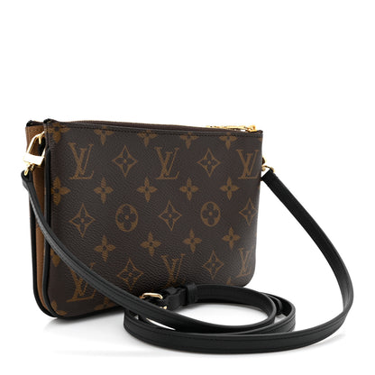 Louis Vuitton Reverse Monogram Giant Double Zip Pochette 3 of 11
