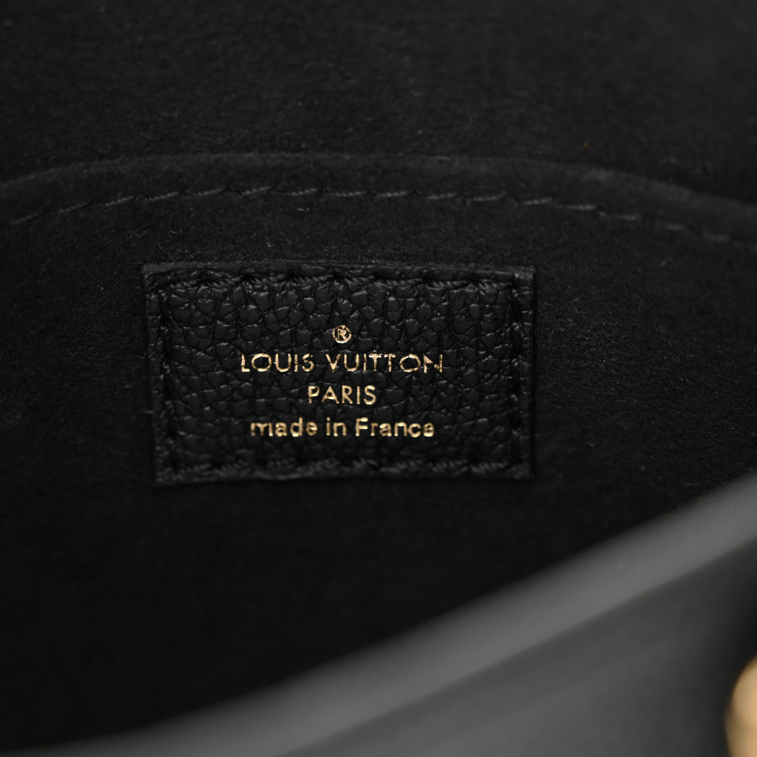 Louis Vuitton Empreinte Monogram Giant Petit Sac Plat Black Beige 6 of 10