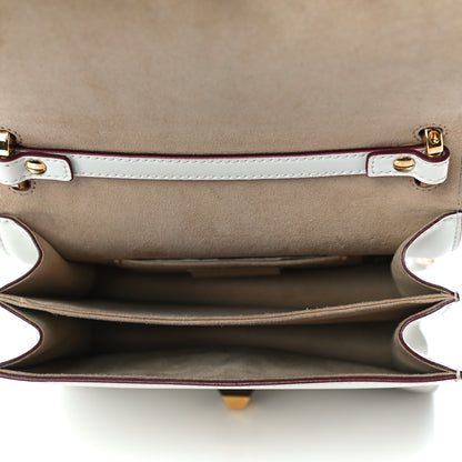 Fendi Vitello Liberty Scalloped Studded Flower Small Kan I Shoulder Bag White Multicolor 8 of 18