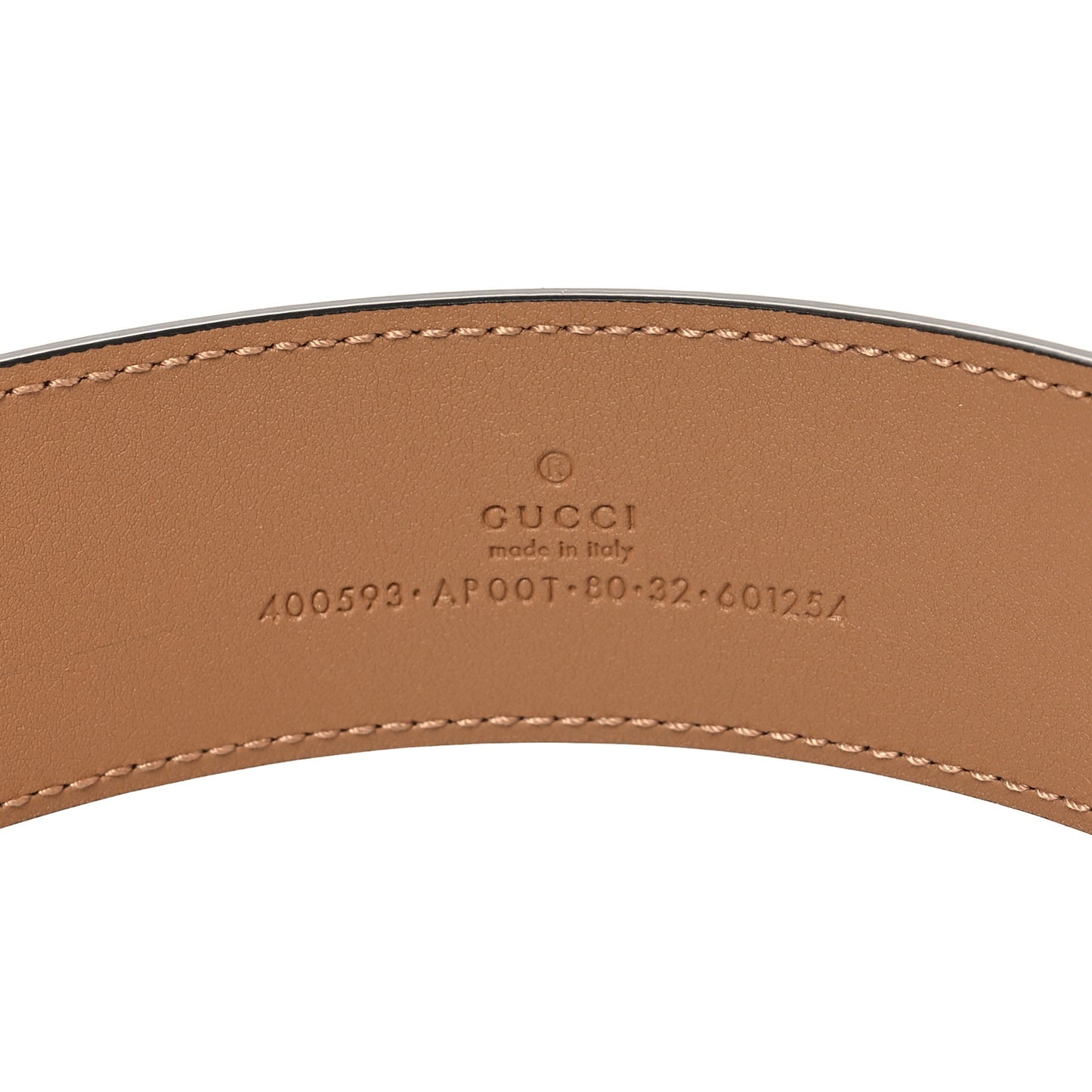 Calfskin Double G 40mm Belt  80 32 Tan
