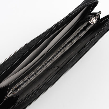 Chanel Patent Calfskin Lucky Symbols Zip Around Wallet Black 5 of 8