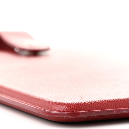 Chanel Iridescent Caviar iPad Case Crossbody Red 9 of 11