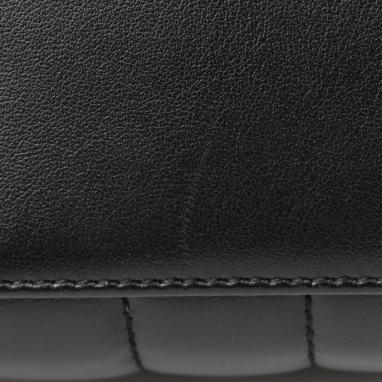 Calfskin Y Quilted Monogram Small Loulou Chain Satchel Black