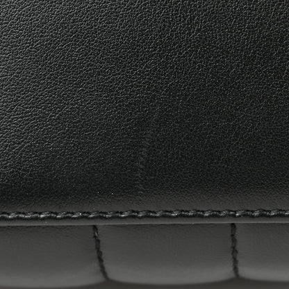 Saint Laurent Calfskin Y Quilted Monogram Small Loulou Chain Satchel Black 12 of 12