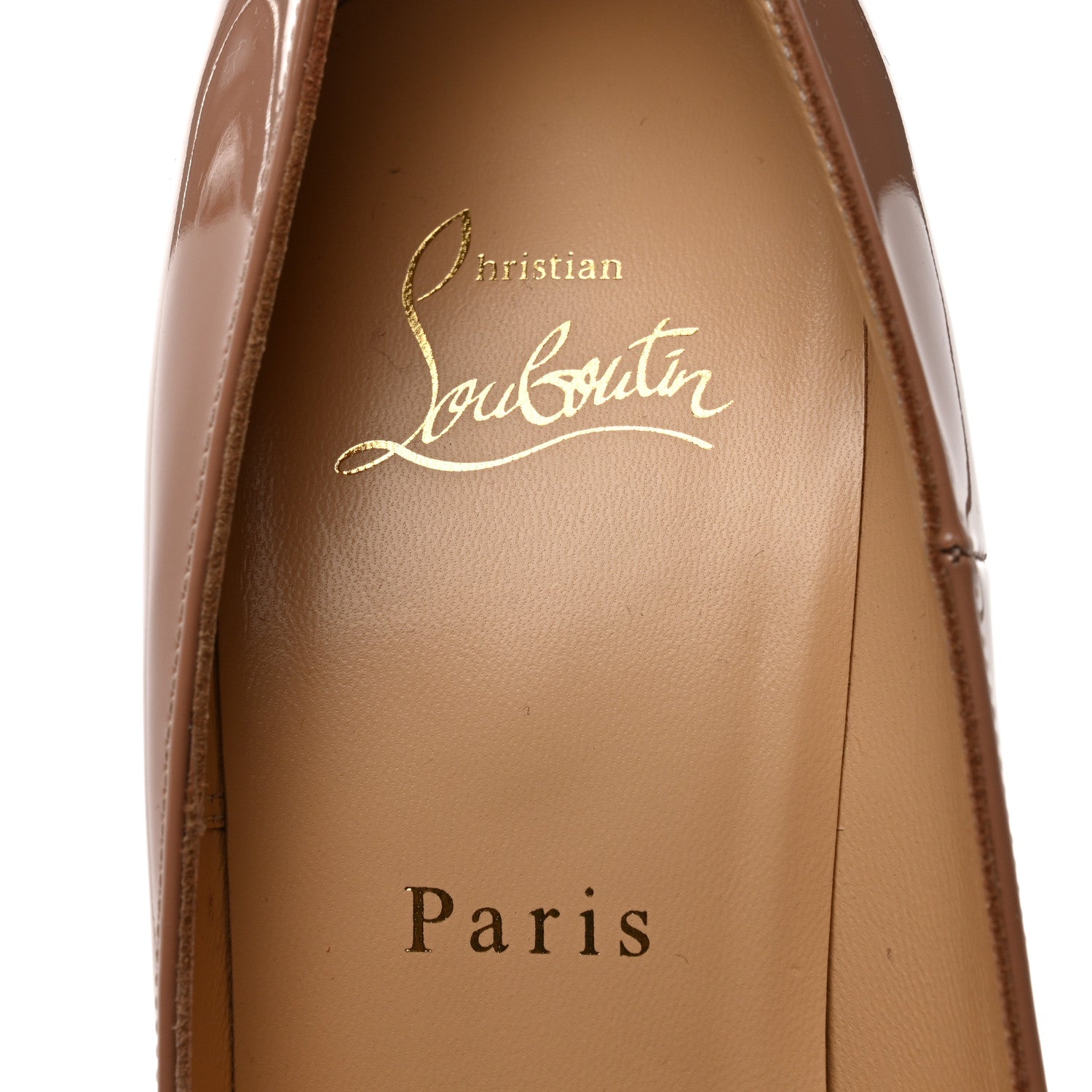 Christian Louboutin Patent Kate 120 Pumps 38 Nude 7 of 8