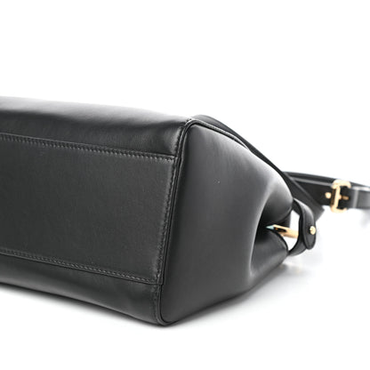 Fendi Nappa Stacked Bar Mini Peekaboo Iconic Satchel Black 8 of 8