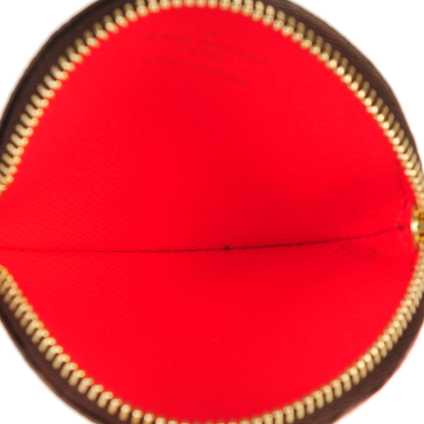 Monogram 2016 Christmas Animation Round Coin Purse Rouge
