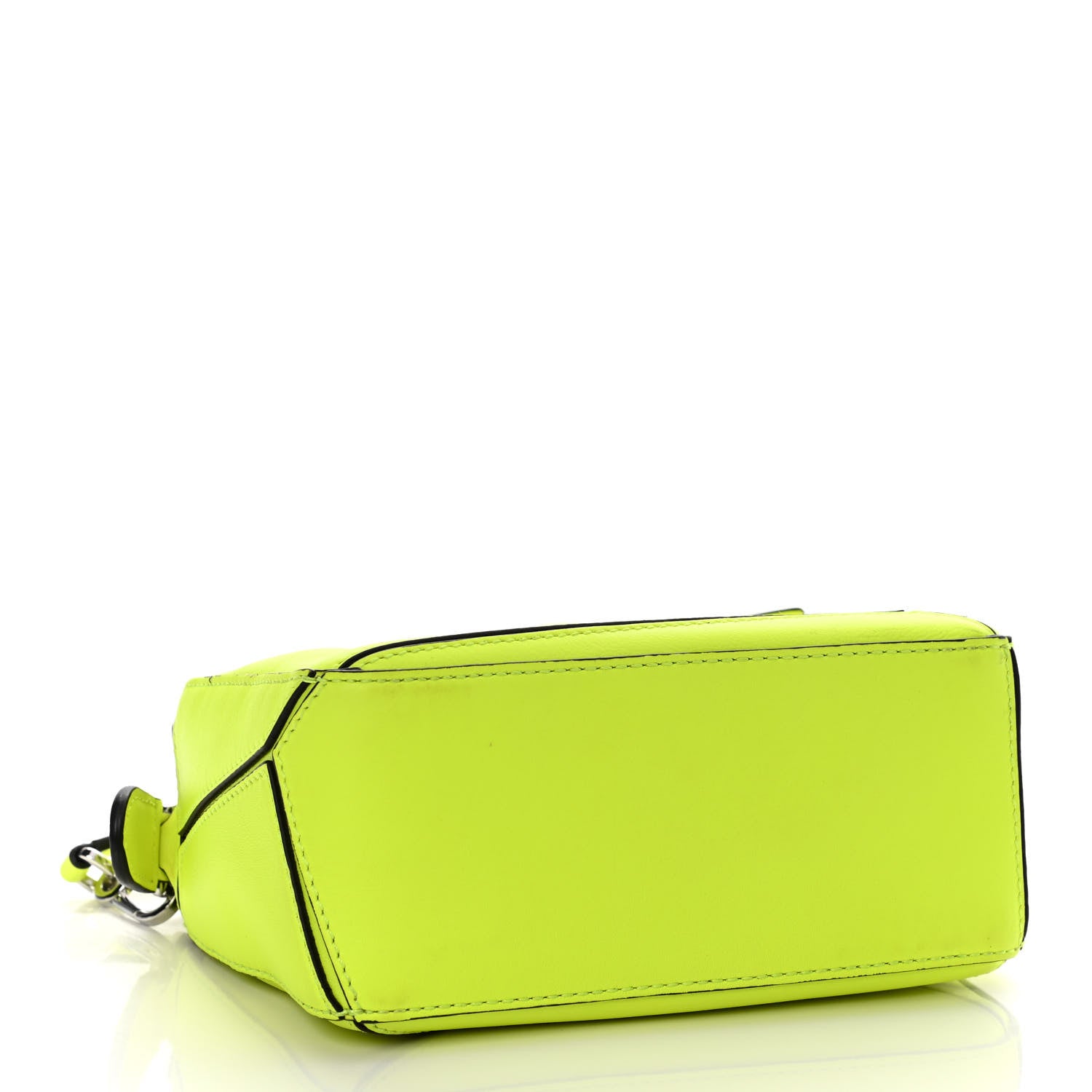 Loewe Calfskin Mini Puzzle Bag Neon Yellow 3 of 13