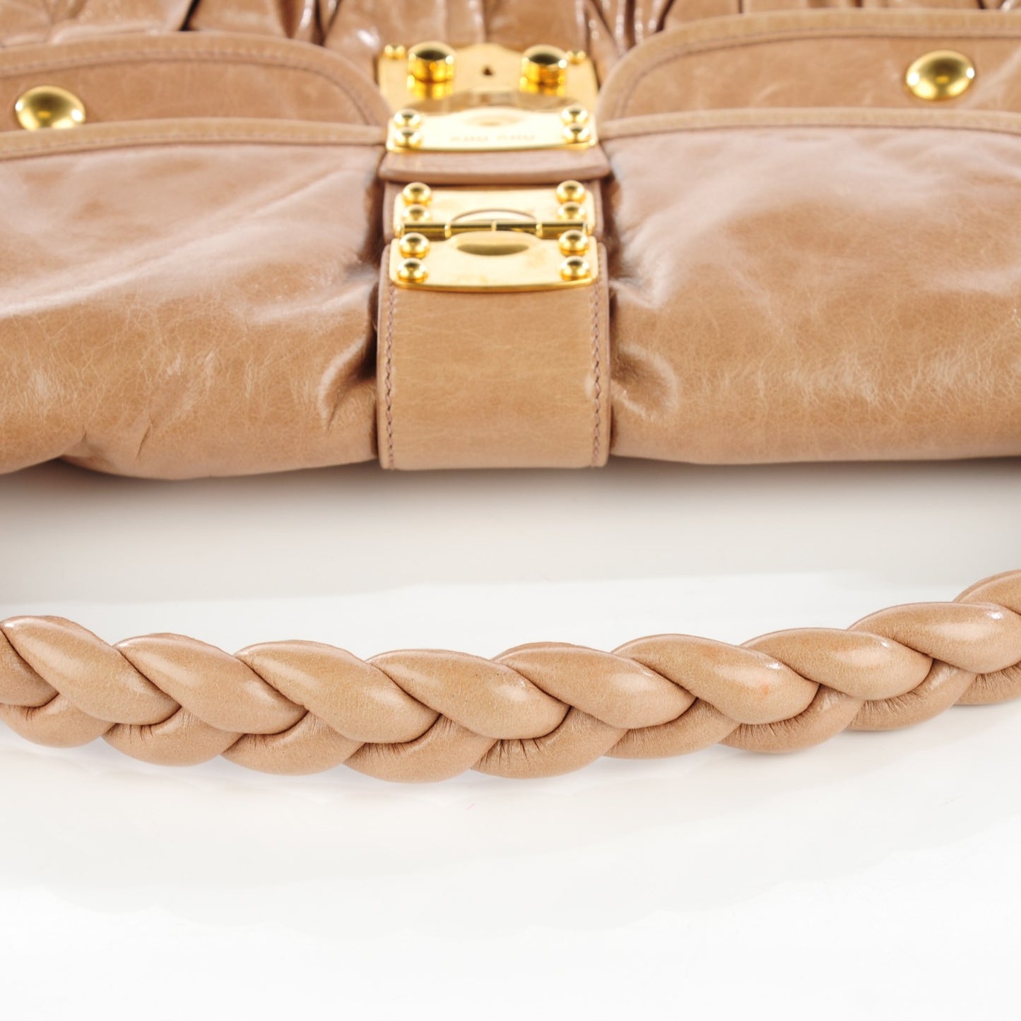 Matelasse Lux Nappa Coffer Hobo Deserto