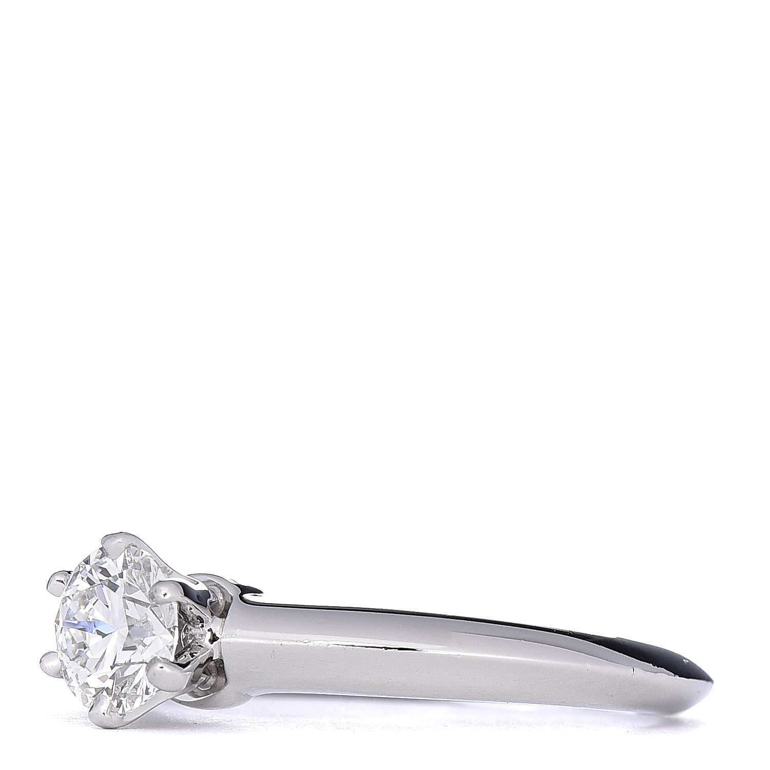 Tiffany Platinum Diamond .53ct Solitaire Engagement Ring 49 4.75 3 of 7
