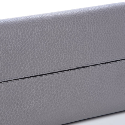 Christian Dior Bullcalf Medium Diorever Flap Meteorite Grey 13 of 15