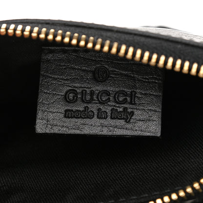 Gucci Monogram Suede Shearling Medium Jolicoeur Tote Black 7 of 10