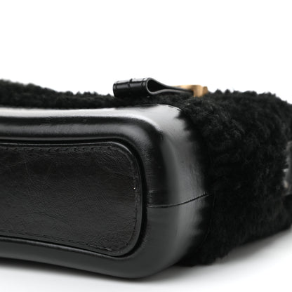 Chanel Shearling Small Gabrielle Hobo Black 10 of 10