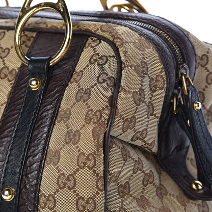 Gucci Monogram Medium Interlocking Icon Tote Dark Brown 16 of 21