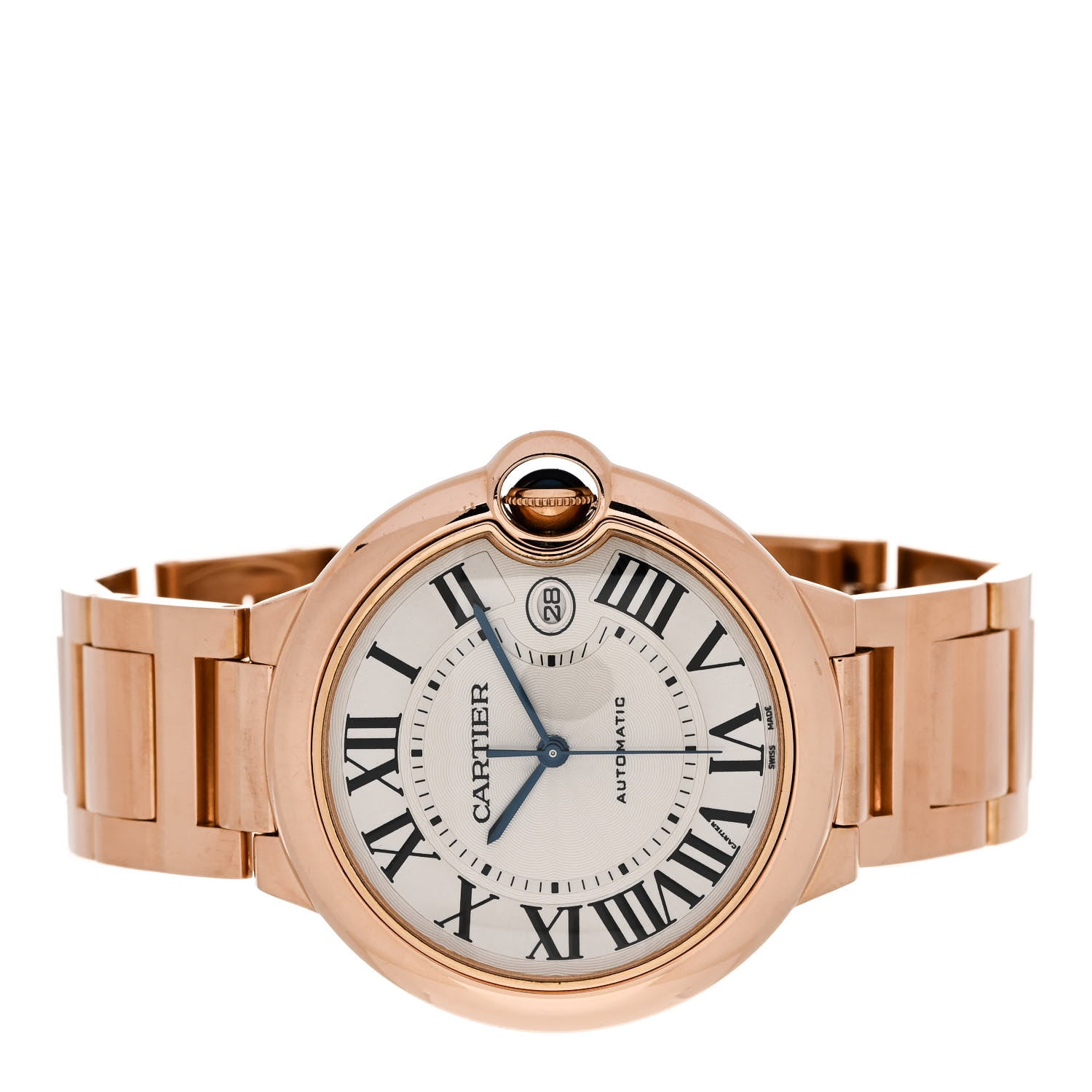 Cartier 18K Pink Gold 42mm Ballon Bleu De Cartier Automatic Watch 2 of 4