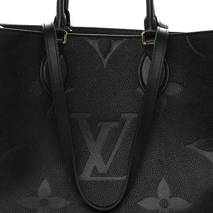 Louis Vuitton Empreinte Monogram Giant Onthego MM Black 7 of 15