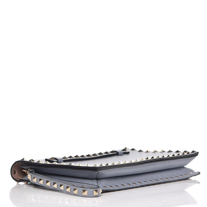 Valentino Garavani Nappa Rockstud Wristlet Clutch London Stone 4 of 8