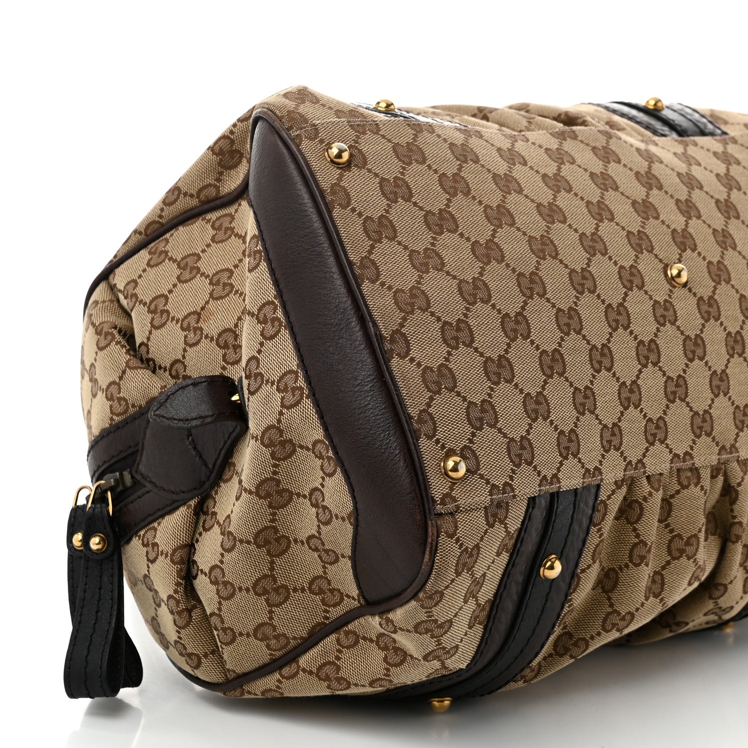 Gucci Monogram Medium Interlocking Icon Tote Dark Brown 9 of 10