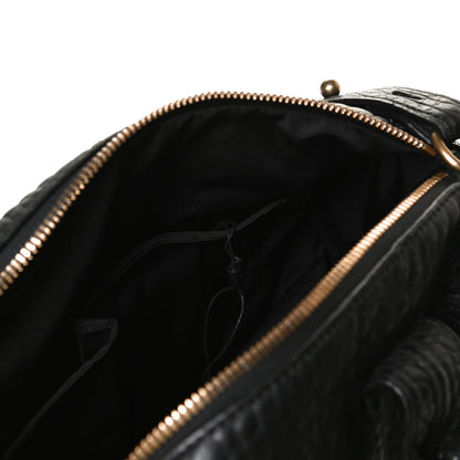 Alexander Wang Pebbled Lambskin Rocco Black Antique Brass Hardware 9 of 11