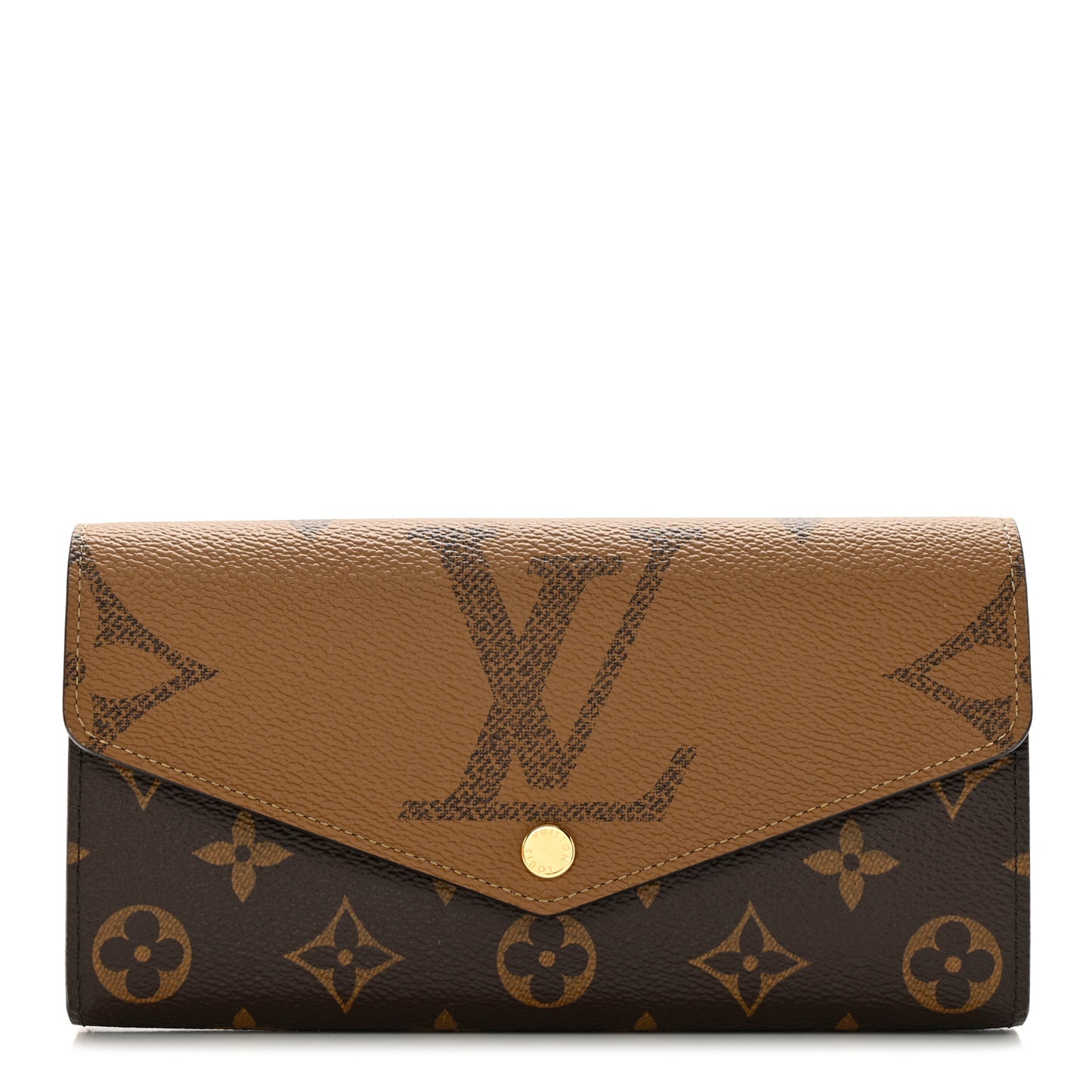 Reverse Monogram Giant Sarah Wallet