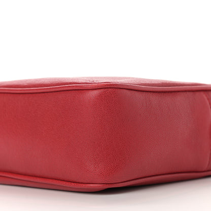 Saint Laurent Calfskin Monogram Small Lou Camera Bag Red 10 of 10