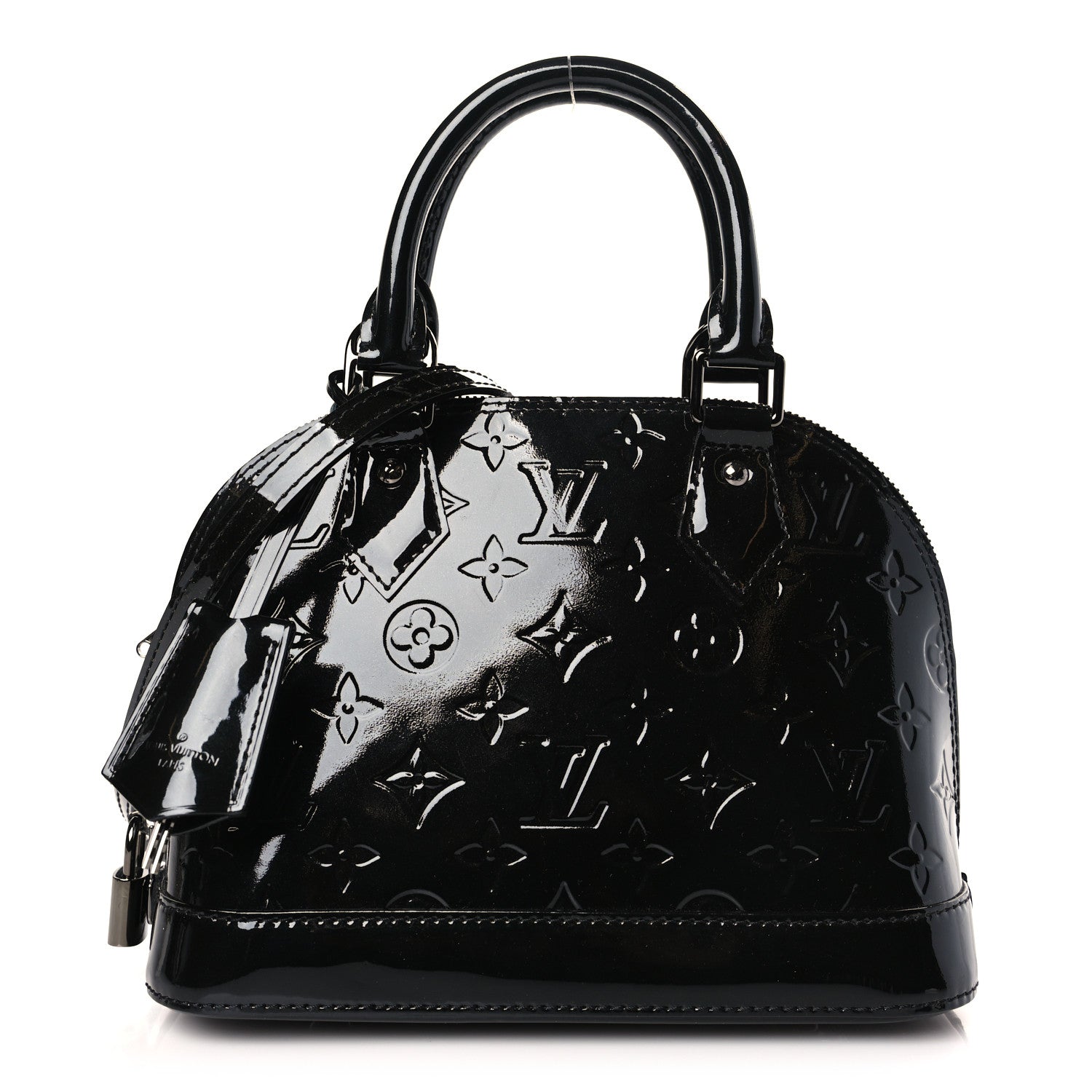 Louis Vuitton Vernis Alma BB Noir Magnetique 1 of 8