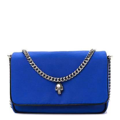 Alexander McQueen Nylon Skull Camera Crossbody Bag Royal Blue 1 of 9