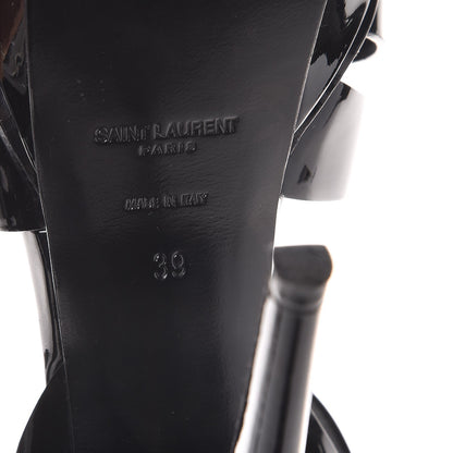 Saint Laurent Patent Tribute 105 Platform Sandals 39 Black 8 of 11