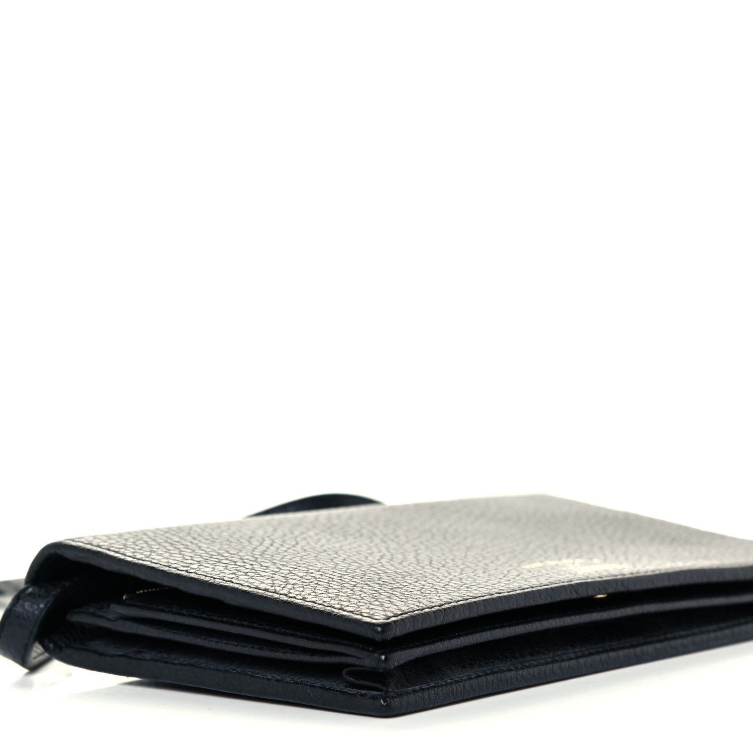 Gucci Dollar Calfskin Mini Swing Wallet Bag Black 7 of 11