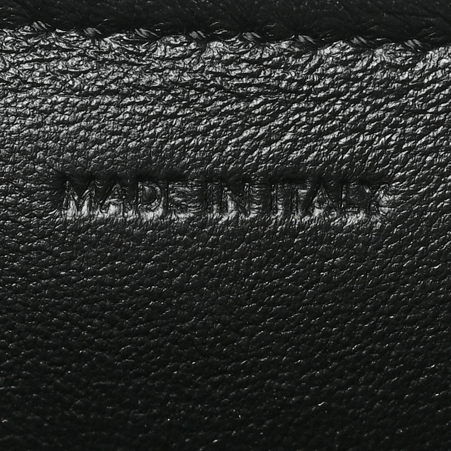 Satinated Calfskin Mini 16 Top Handle Bag Black