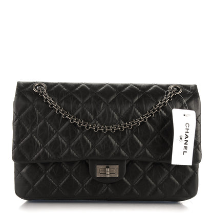 Chanel Aged Calfskin Quilted 2.55 Reissue 226 Flap Black 1 of 7
